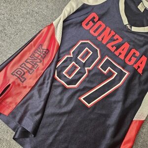 Victorias Secret Pink Sleeveless Basketball Jersey Gonzaga 87 Size Medium